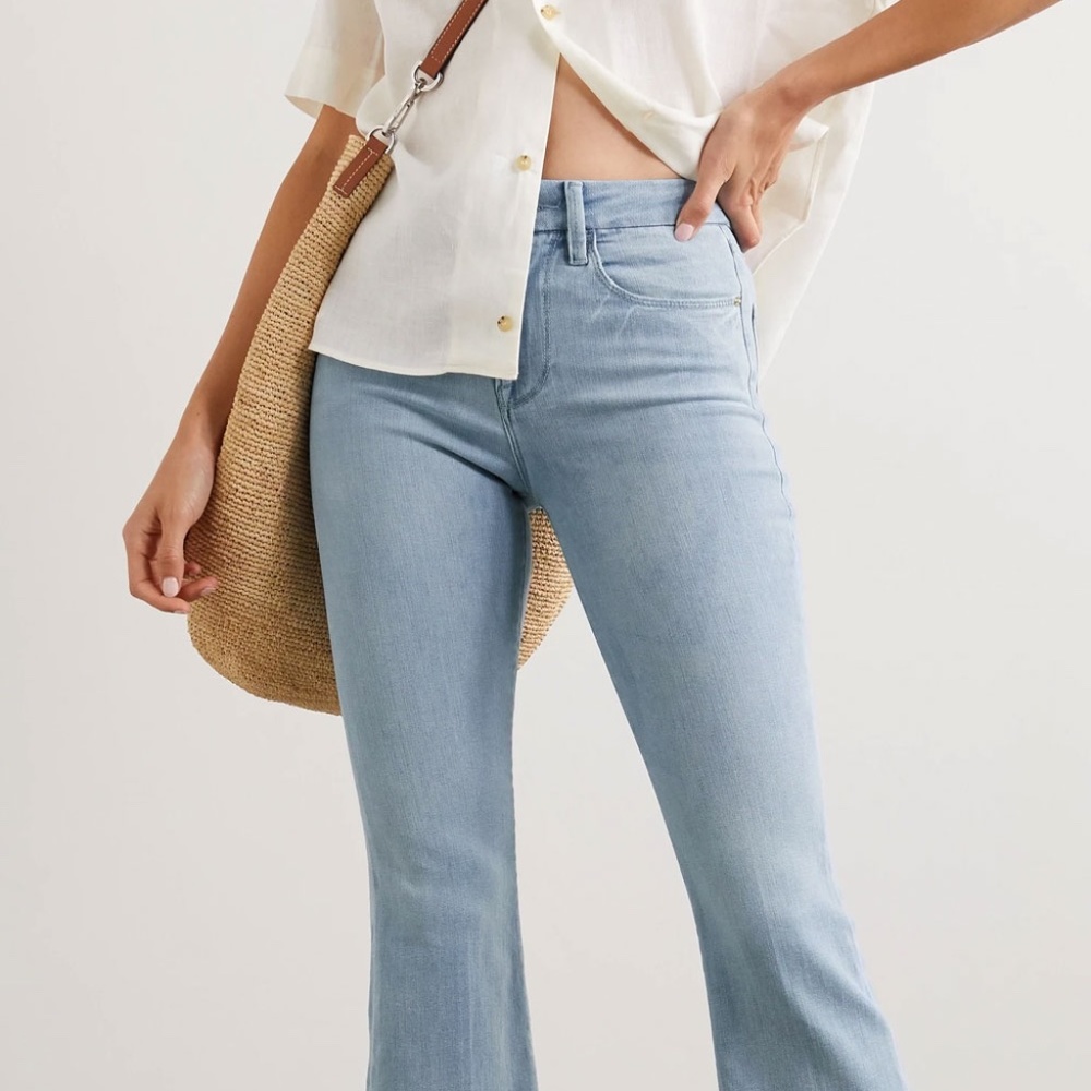EUC Frame Denim Le Crop Mini Boot Kickflare Jeans